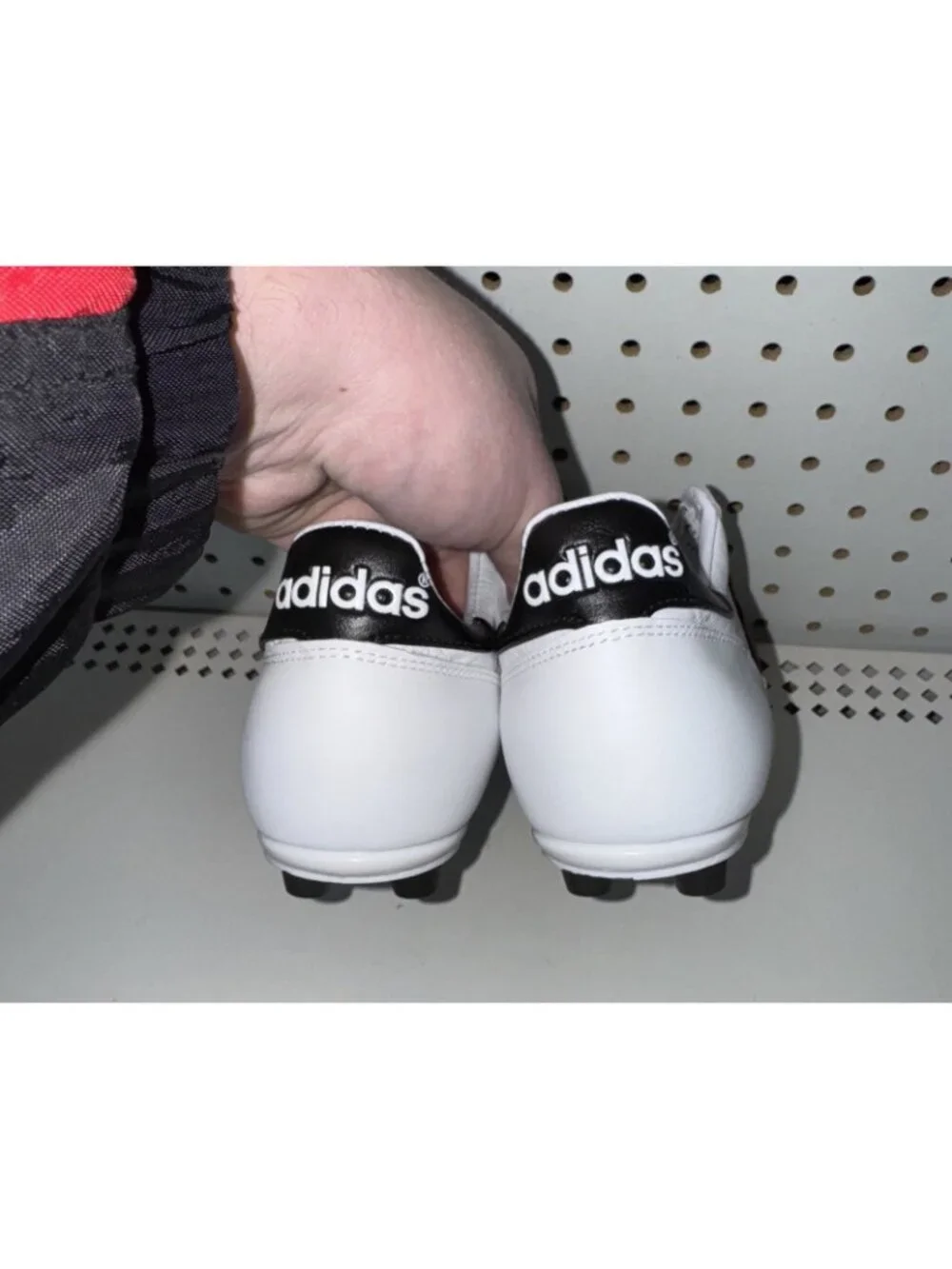 Adidas Copa Mundial FG Mens Leather Soccer Cleats Size 7 White Black ID4050